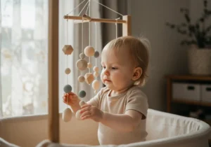 Attività Montessori per neonati da 0 a 12 mesi con materiali semplici e naturali